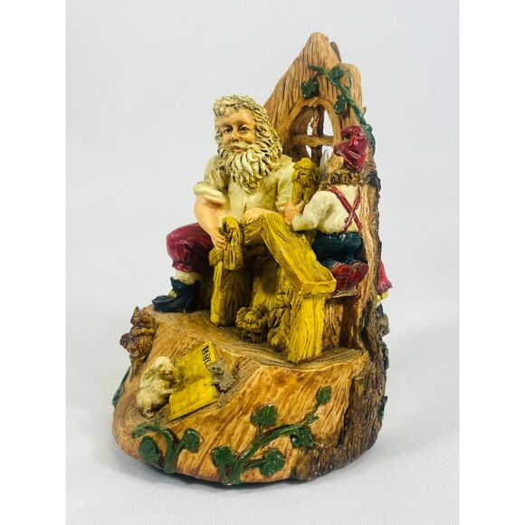 House of Lloyd Santa Building Nativity Silent Night Jesus Music Box Creche - Picture 3 of 9